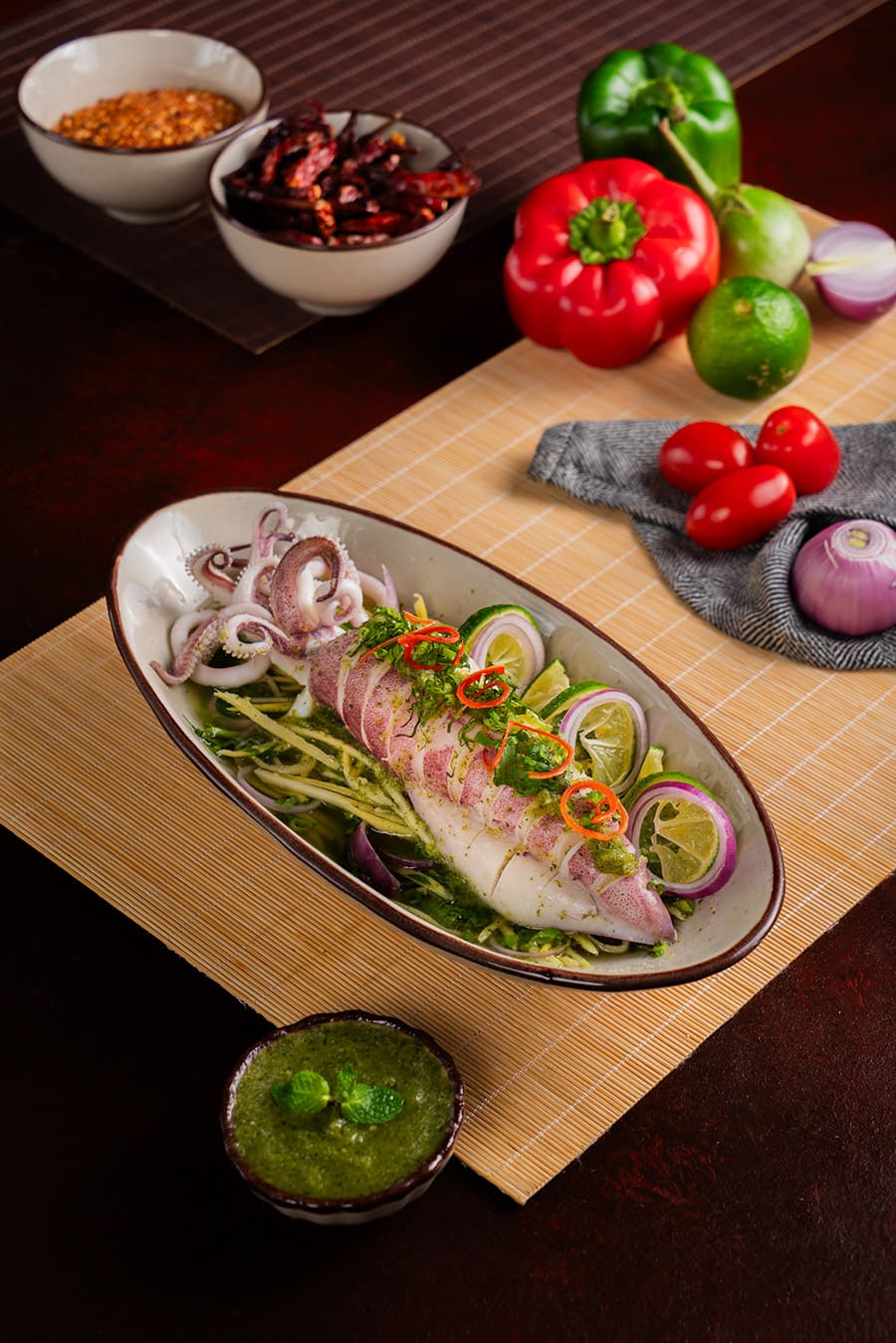 Cá Chim Trắng Hấp Chanh