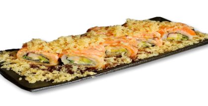 Cơm Cuộn Cá Hồi Sốt Cay