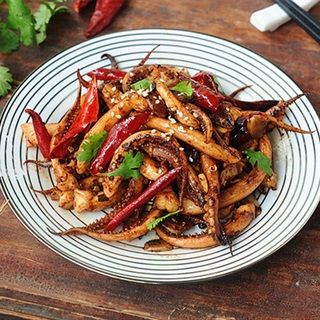 Râu Mực Xào Tỏi