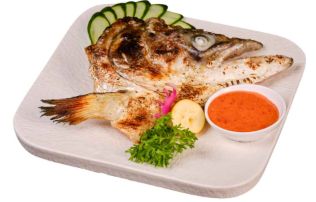 Đầu Cá Hồi Nướng