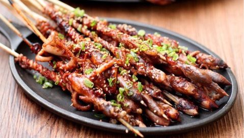 Xiên Bạch Tuộc Nướng